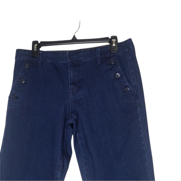 Tommy Hilfiger Women’s Blue Button Pocket Trouser Jeans Size 8 - Picture 4 of 16